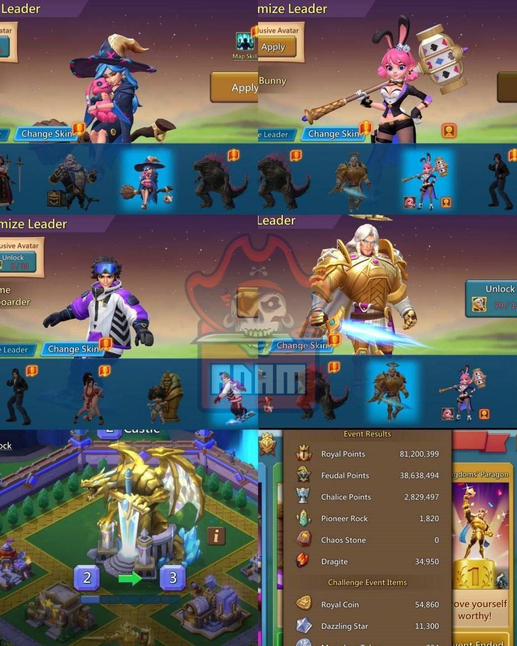 Titan with 3x11k Gold | 22x Mythic Champs | 3x Lv.15 | 8x Lv.12 | 16 Baron Jewels | 265 Castle Stars - Image 6