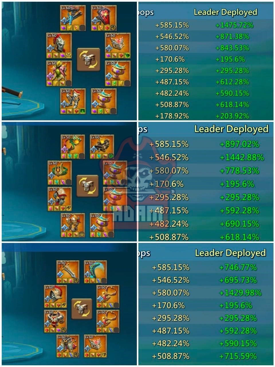 rl 2.24b might | 1475% inf 1442% rag 1429% cav | 17x mythic champs | 8x lv.12 champs | 112 blessed rl 2.24b might | 1475% inf 1442% rag 1429% cav | 17x mythic champs | 8x lv.12 champs | 112 blessed