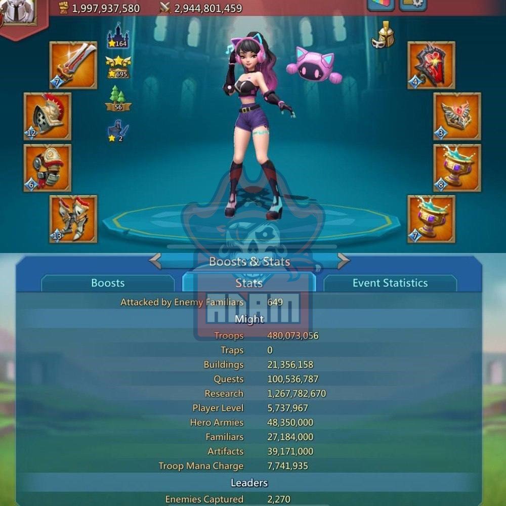 rl 2.24b might | 1475% inf 1442% rag 1429% cav | 17x mythic champs | 8x lv.12 champs | 112 blessed rl 2.24b might | 1475% inf 1442% rag 1429% cav | 17x mythic champs | 8x lv.12 champs | 112 blessed