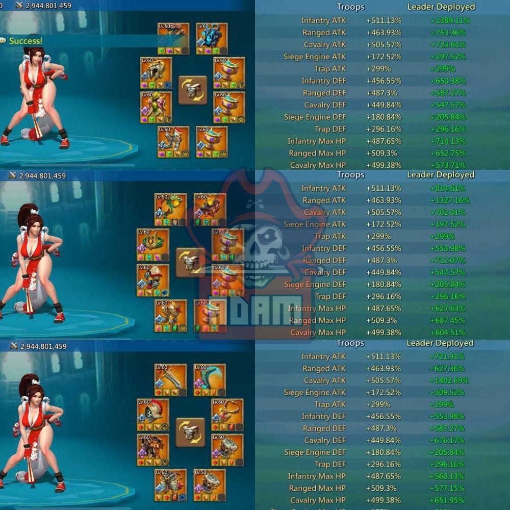 rl 2.24b might | 1475% inf 1442% rag 1429% cav | 17x mythic champs | 8x lv.12 champs | 112 blessed rl 2.24b might | 1475% inf 1442% rag 1429% cav | 17x mythic champs | 8x lv.12 champs | 112 blessed