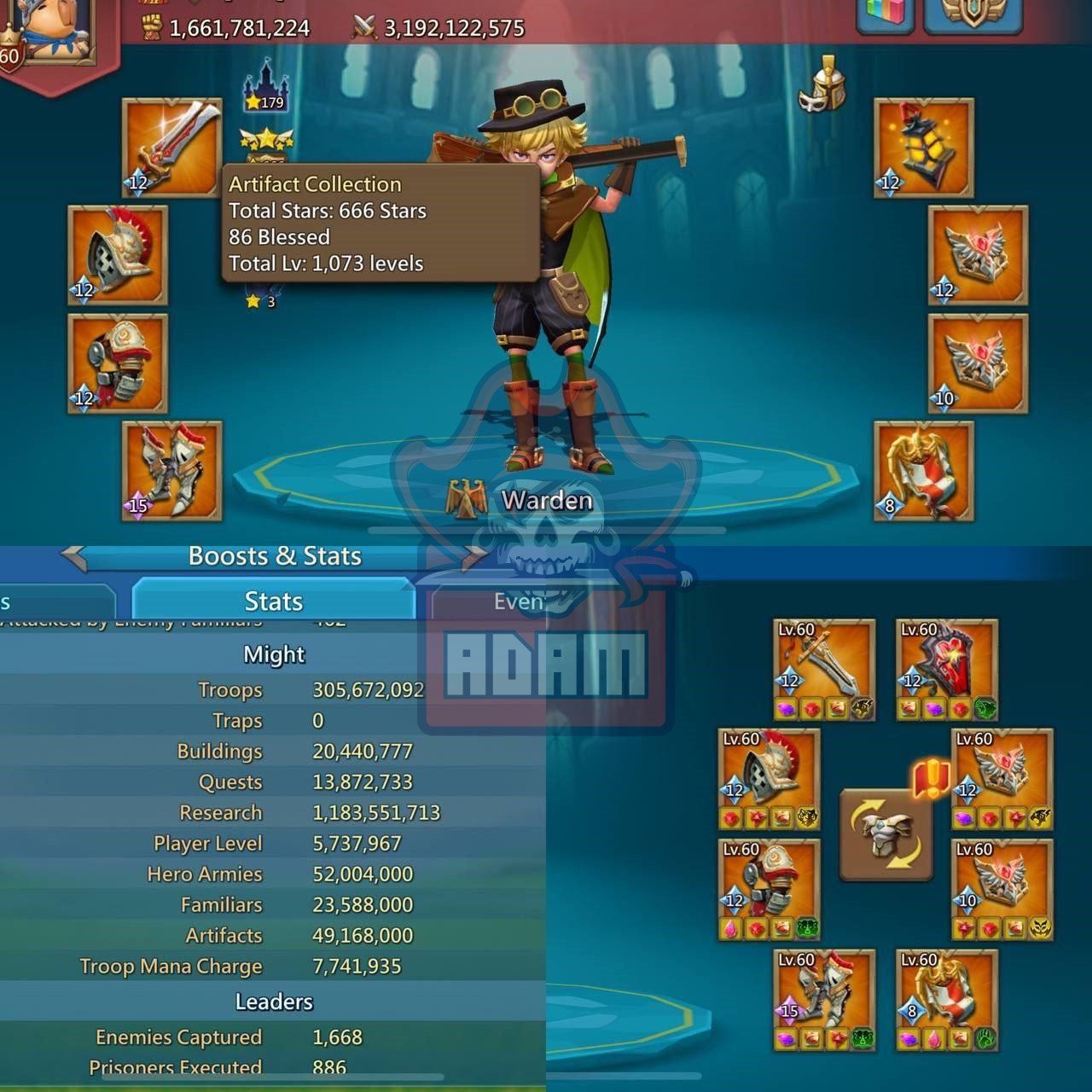 rl 2.2b might | 1515% inf 1503% rag 1506% cav | 12x mythic champs | 1 | 129 blessed rl 2.2b might | 1515% inf 1503% rag 1506% cav | 12x mythic champs | 1 | 129 blessed