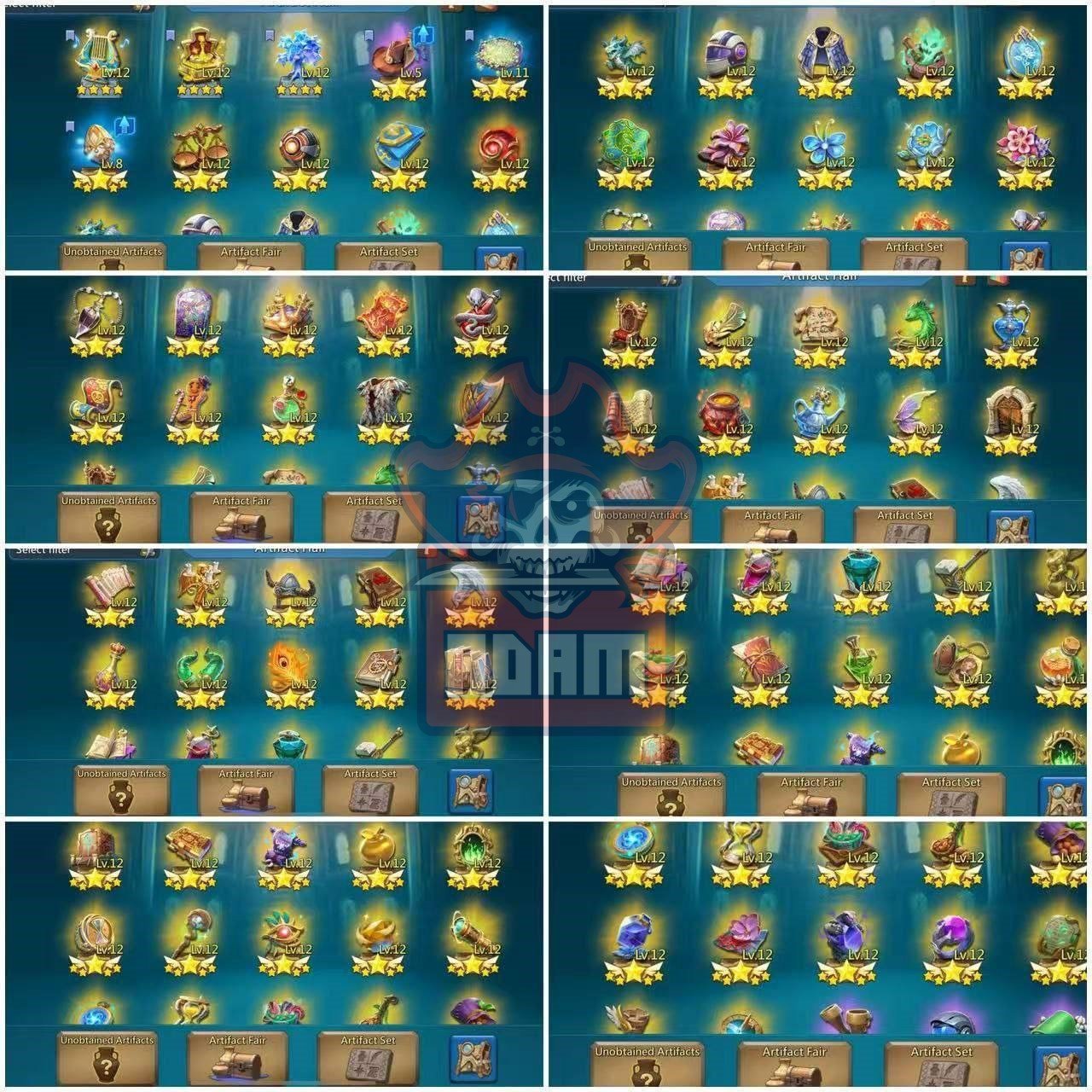 5x Emperror Pieces | 831% 811% 806% Base Stats | Can go to K1208 | 270 Castle Stars - Image 3